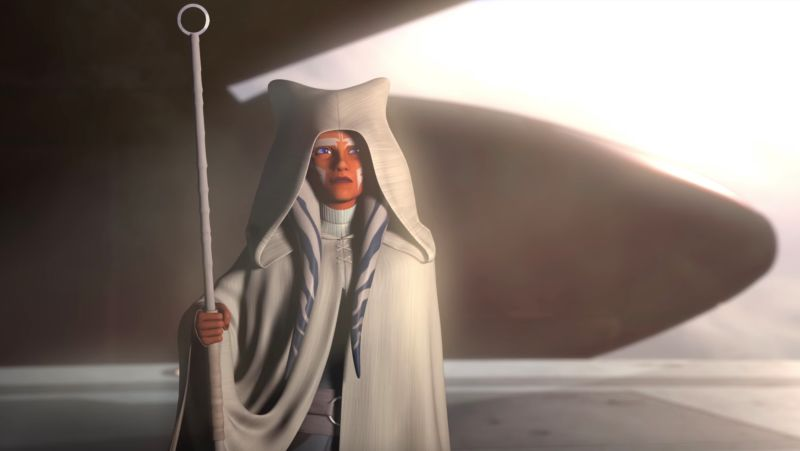Ahsoka, a wise, grown hero.
